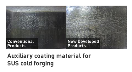 Auxiliary coating material for SUS cold forging